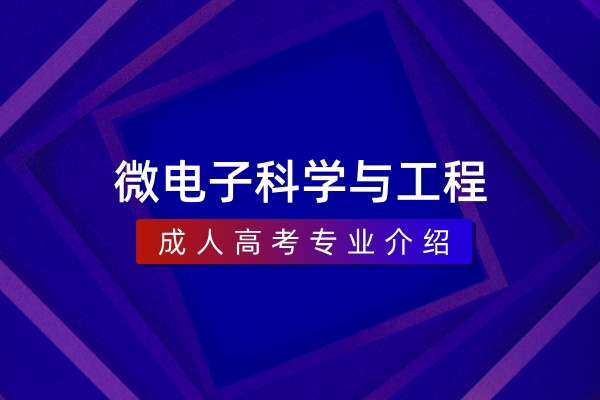 微电子科学与工程(本科)