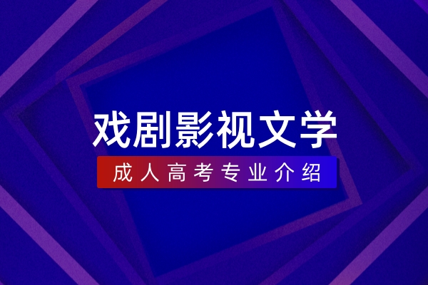 戏剧影视文学（本科）