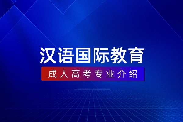 汉语国际教育（本科）